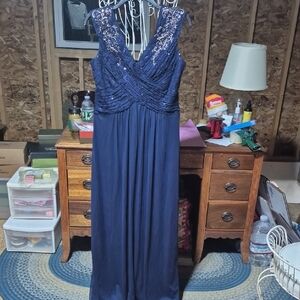 Chic Midnight Blue Maxi Dress